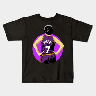 Pete Maravich, pitol 7 Kids T-Shirt